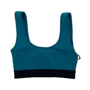 NEW Beth Richards Kim Top Size XS Tank Bikini Swim Top Jewel Teal Black Trim